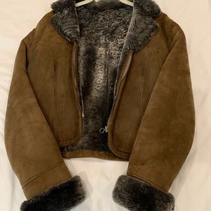 Giorgio Armani Shearling Coat Authentic